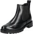 Ara Stiefelette Leder Textil schwarz