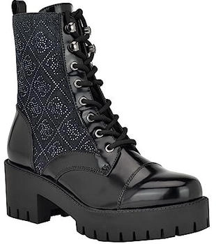 Guess Watie Springerstiefel Black Denim 002