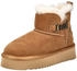 MUSTANG Stiefelette Veloursleder cognac Warmfutter