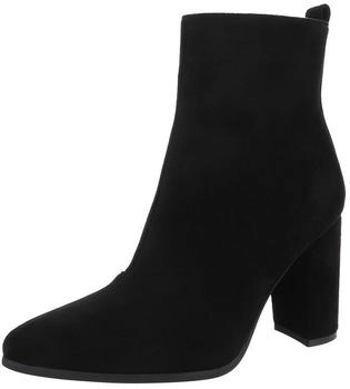 Ital Design Stiefeletten Reißverschluss schwarz