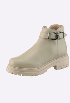 Heine Stiefelette Glattleder 48287633-40 ecru