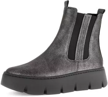 Gabor Stiefelette grau metallic 73 743 60