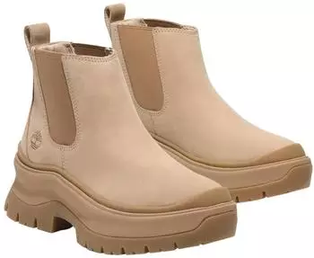 Timberland Roxie Lanemid Chelsea Boot light beige nubuck