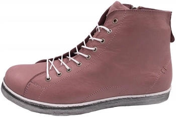 Andrea Conti Schn&uuml;rboots Sneaker High Rei&szlig;verschluss 0341500 rosa