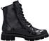Remonte Dorndorf Schnürstiefelette Glitzer-Schnürsenkel schwarz