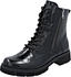 Remonte Dorndorf Schnürstiefelette Glitzer-Schnürsenkel schwarz