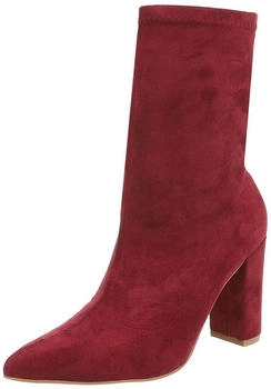 Ital Design Stiefeletten in weinrot