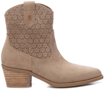 XTI Lederstiefeletten 143885 taupe