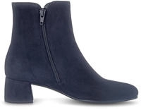 Gabor Stiefelette, Blockabsatz, Businesschuh, Ankleboots mit seitlicher Ziernaht