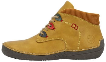 Rieker Lace-up Ankle Boot (52544-68) gelb