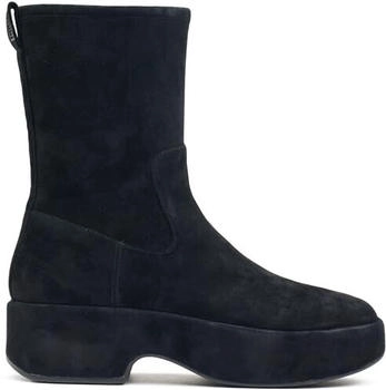 FitWear F-luma Stretch Suede Demi-Wedge Mid-Calf Boots schwarz