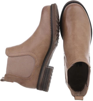 Ital Design Chelsea Boots Used Look camel