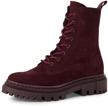 Tamaris Lace-up Ankle Boot merlot