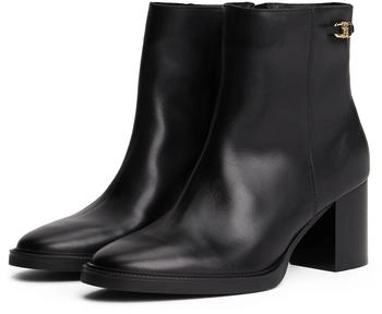 Tommy Hilfiger STACKED HEEL LEATHER ANKLE BOOT