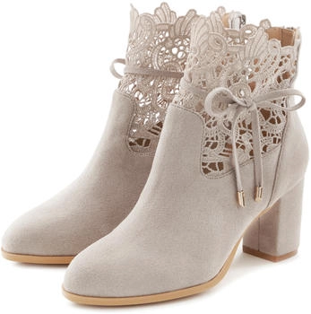 Lascana High Heel Ankle Boot grau