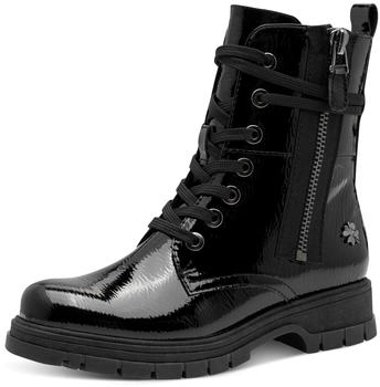 Marco Tozzi Lace-up Boots black patent