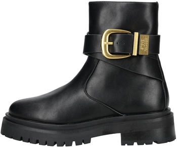 Steve Madden Leather Ankle Boots Biker Boots schwarz