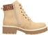 Rieker Ankle Boot Faux Leather Warm Lining hellbraun