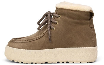 Marc O'Polo Ankle Boot with Fluffy Warm Lining dark taupe
