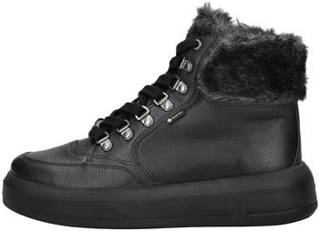 Legero Stiefelette Veloursleder Schnürstiefelette schwarz