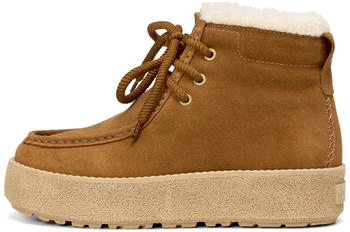 Marc O'Polo Ankle Boot with Fluffy Warm Lining cognac
