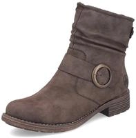 Rieker Stiefelette Boots, Blockabsatz, slouchy Schaft und Innenrei&szlig;verschluss
