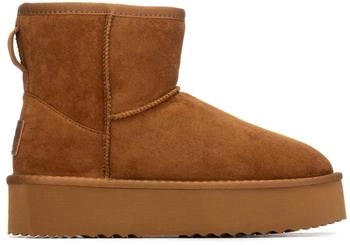 XTI Casual Ankle Boots kamel