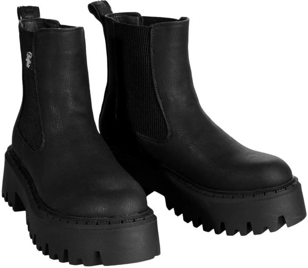 Buffalo Damen Stiefel Schuhe Stiefeletten Aspen Chelsea, Farbe