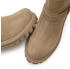 Elbsand Leather Ankle Boots with Trendy Decorative Buckles beige