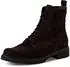 Tamaris Lace-up Ankle Boots mocca suede