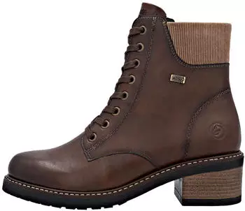 Remonte Dorndorf Stiefelette Leder/Synthetik Schnürstiefelette chestnut