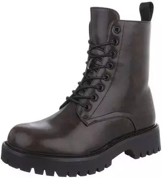 Ital Design Schnürschuhe mit Lochschnürung rot