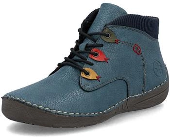 Rieker Lace-up Ankle Boot Lined blau