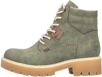 Rieker Lace-up Ankle Boot with Warm Lining (Y8120-54) gr&uuml;n