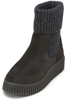 Marc O'Polo Chelsea Boots with Knitted Cuff dark graphite