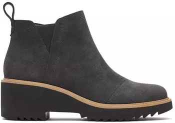TOMS Shoes MAUDE Ankle Boot forged iron suede