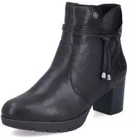Rieker Stiefelette Businessstiefelette, Blockabsatz, Boots in schmler Form