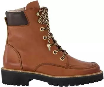 Paul Green Lace-up Ankle Boot cognac