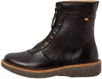 El Naturalista Leather Ankle Boots N5581 schwarz