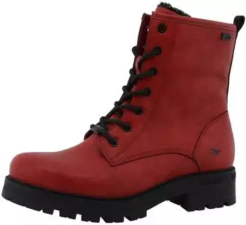 MUSTANG Faux Leather Ankle Boot Lace-up Boot
