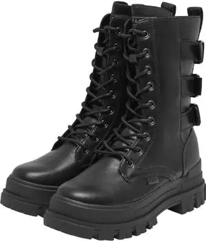 Buffalo ASPHA LACE UP BOOT MB schwarz