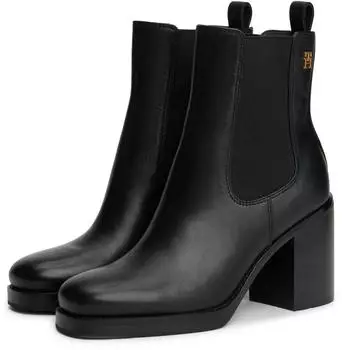 Tommy Hilfiger SQUARE TOE CHELSEA HIGH BLOCK HL schwarz