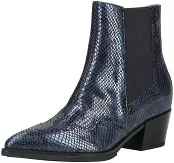 Nero Giardini Leather/Textile Biker Boots dunkelblau