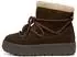 Marc O'Polo Ankle Boot with Fluffy Warm Lining schwarz/dark earth/713