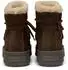 Marc O'Polo Ankle Boot with Fluffy Warm Lining schwarz/dark earth/713