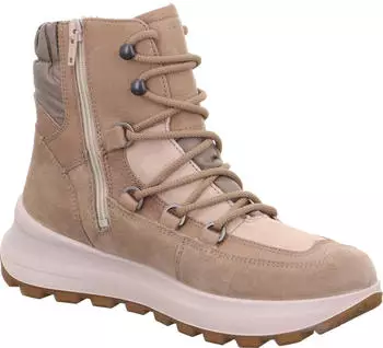 Legero Ankle Boot Suede/Textile Lace-up Boot beige