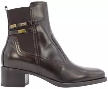 Nero Giardini Leather/Textile Ankle Boot haselnussbraun