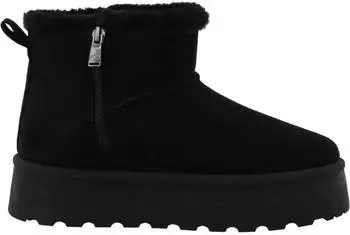 Tom Tailor Licence Winter Boots Lined Snow Ankle Boots with Platform Sole schwarz