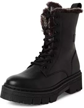 Tamaris Schn&uuml;rstiefelette schwarz