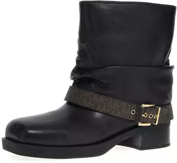 Michael Kors COLBY FLAT BOOTIE brown blk